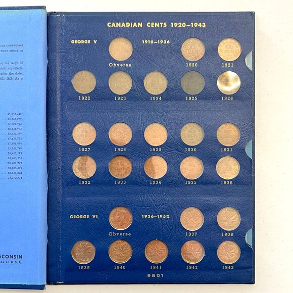 Comprehensive Collection of Canada 1920 to 1969 Pennies! - Picture 3 of 16